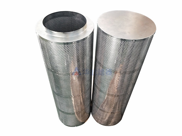 定制顆?；钚蕴繛V筒 沖孔板外骨架過濾芯